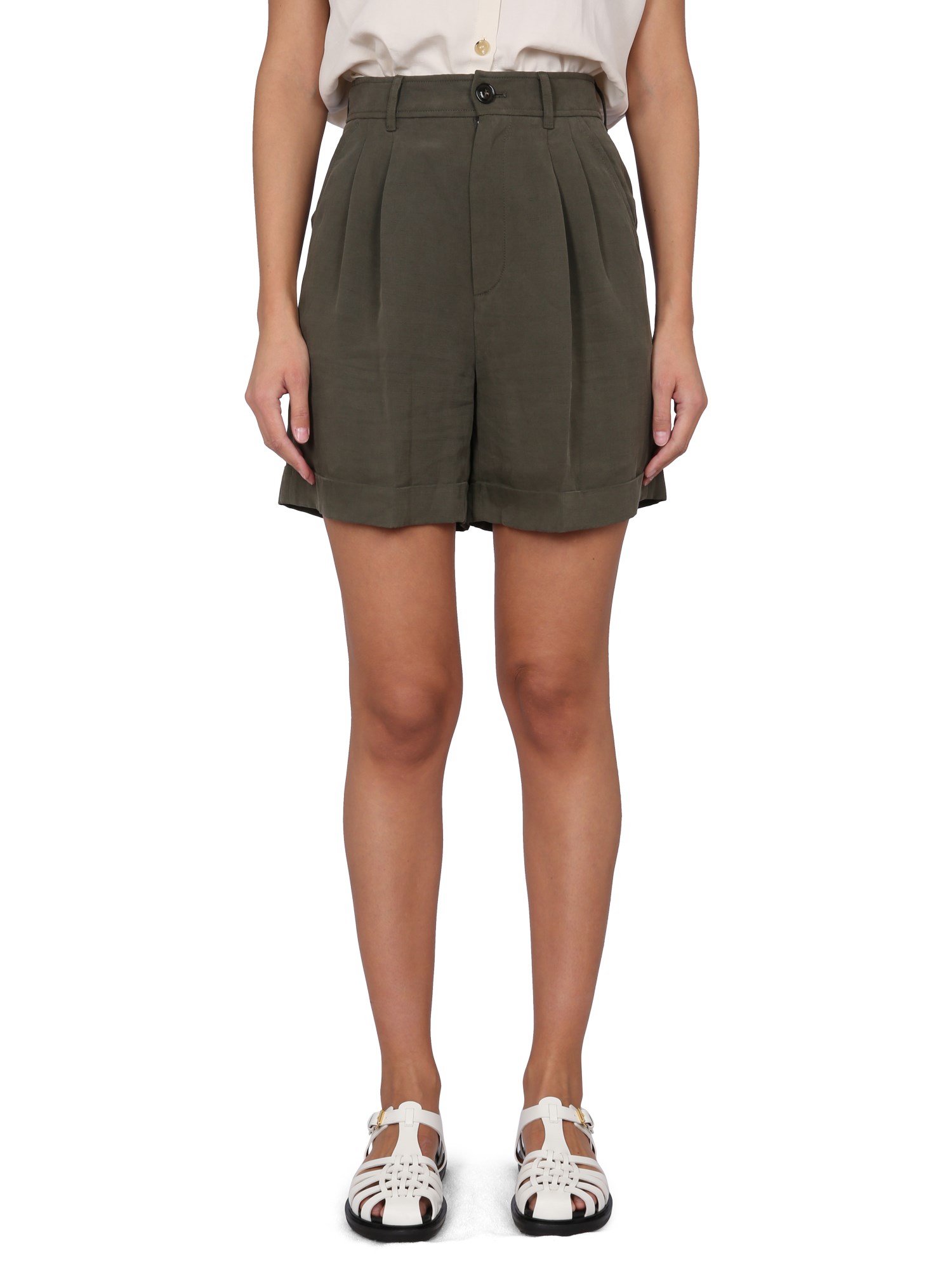 woolrich linen bermuda shorts