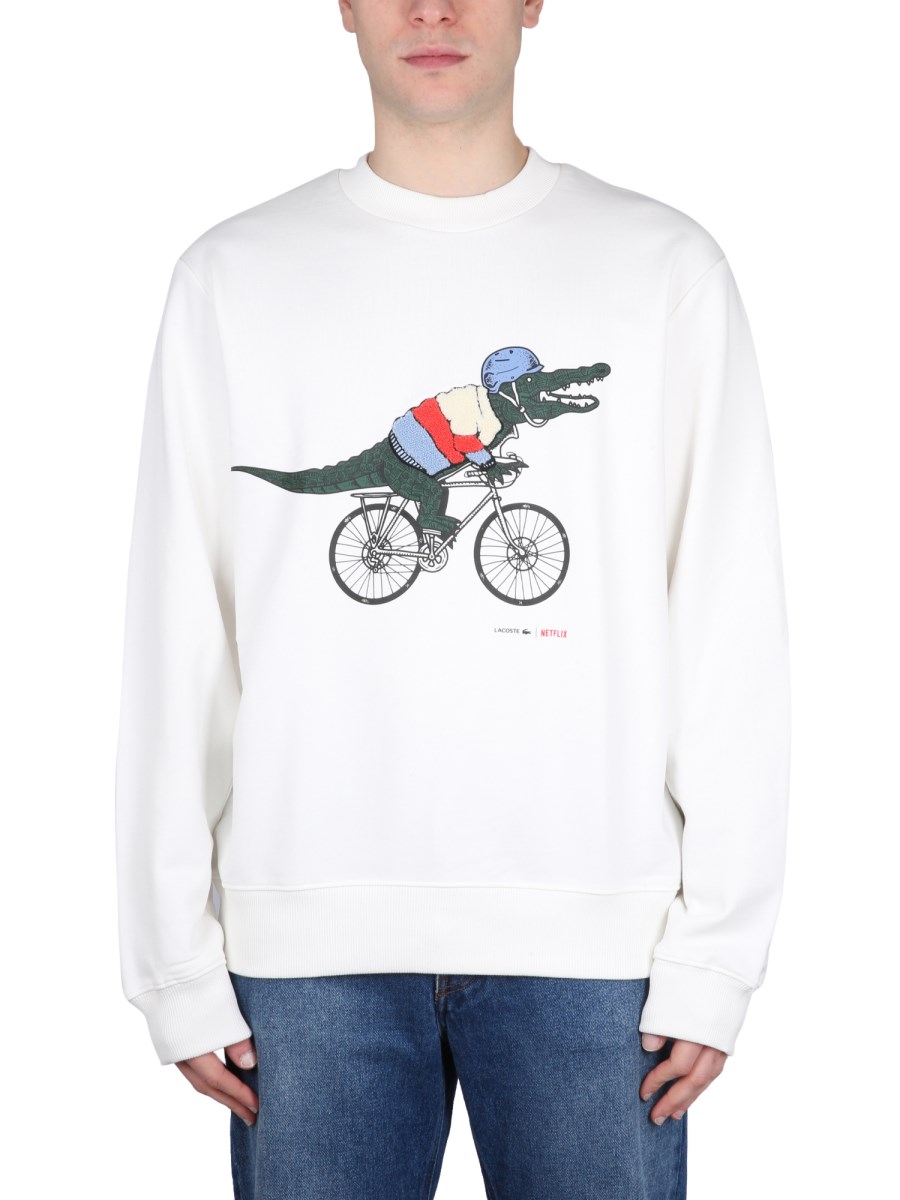 Lacoste Lacoste X Sex Education Cotton Sweatshirt Eleonora Bonucci