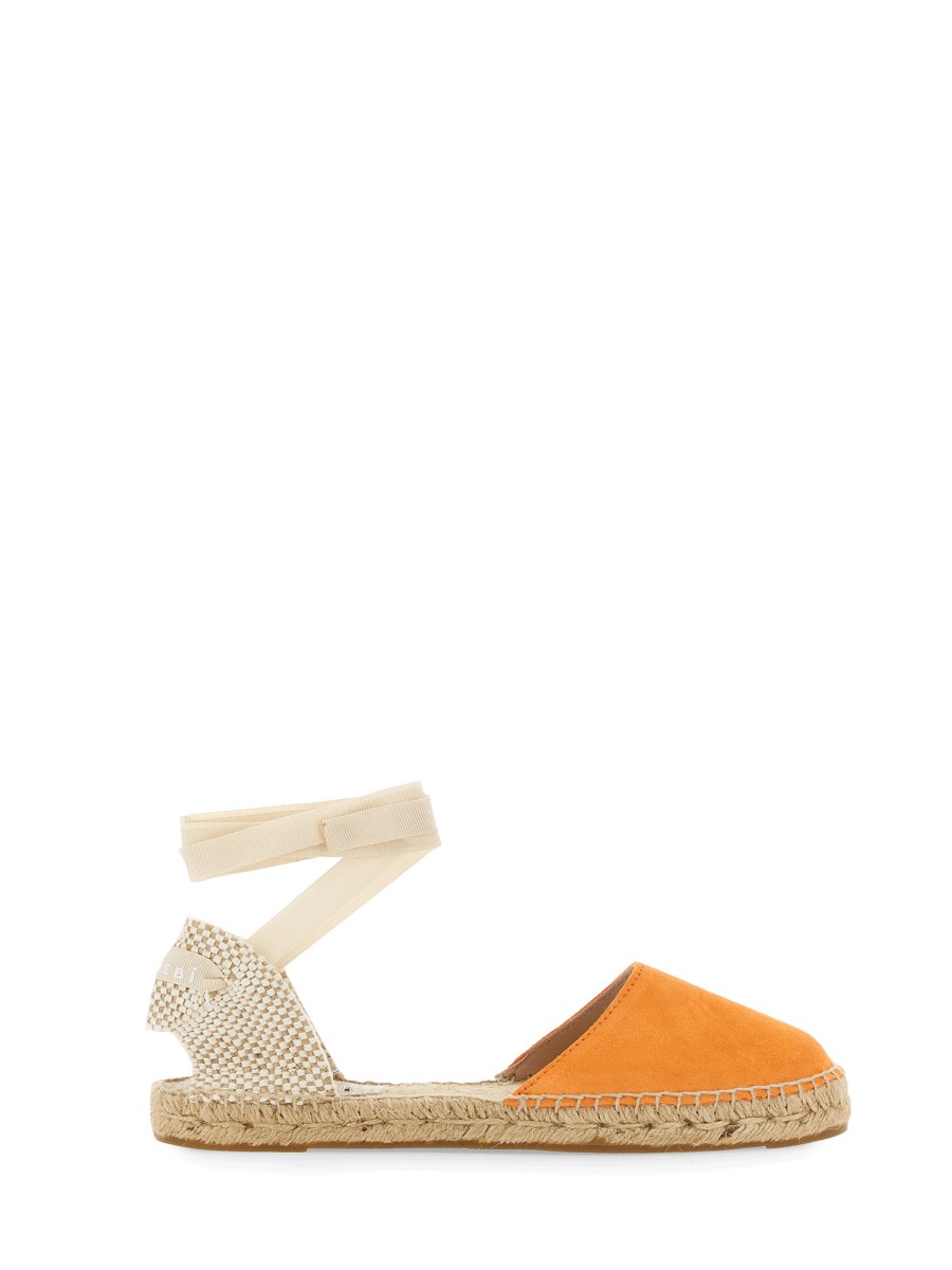 MANEBI ESPADRILLA VALENCIANA L'AVANA IN COTONE CROCHET