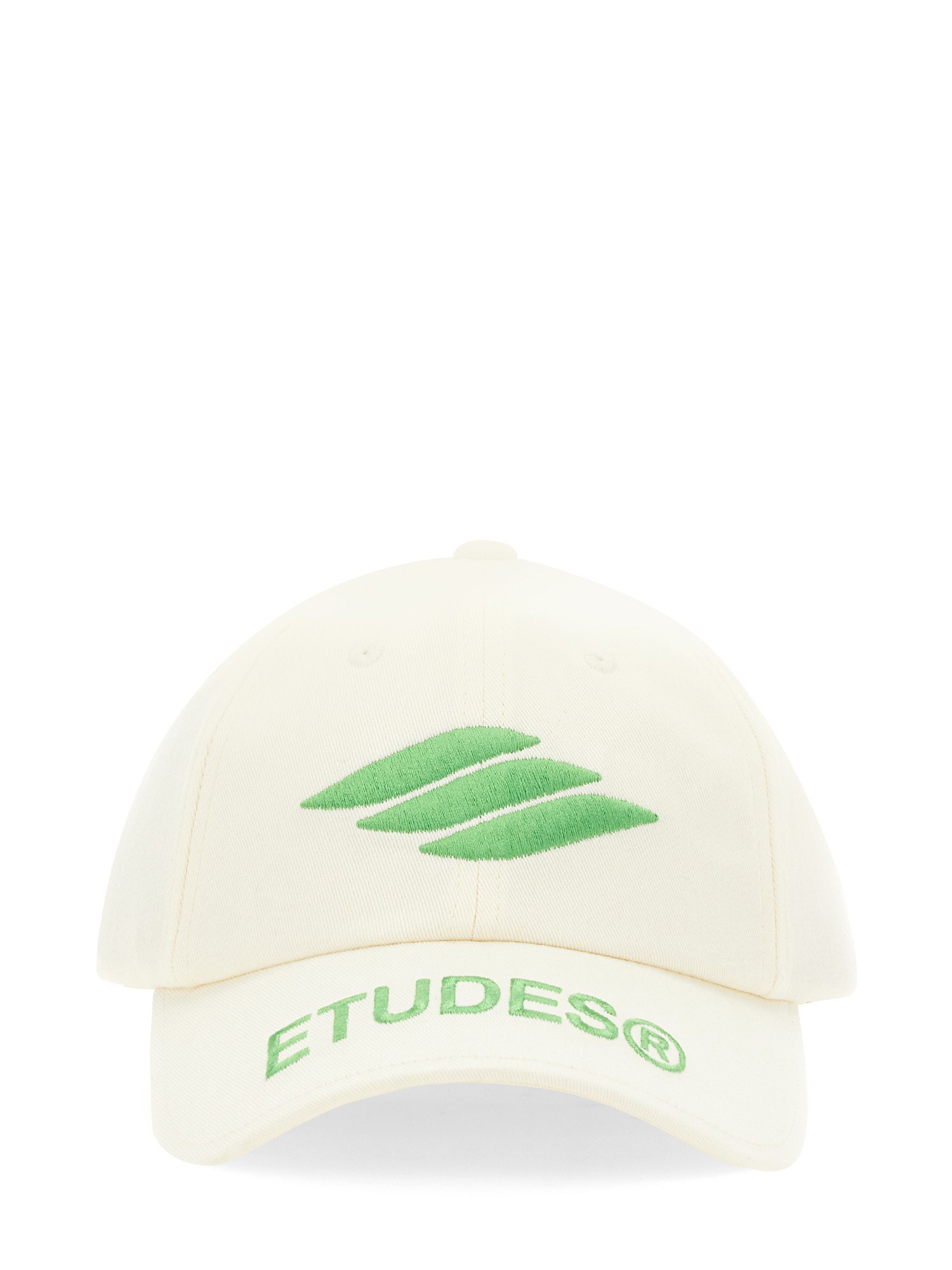 Shop Etudes Studio Baseball Hat With Logo Embroidery In White