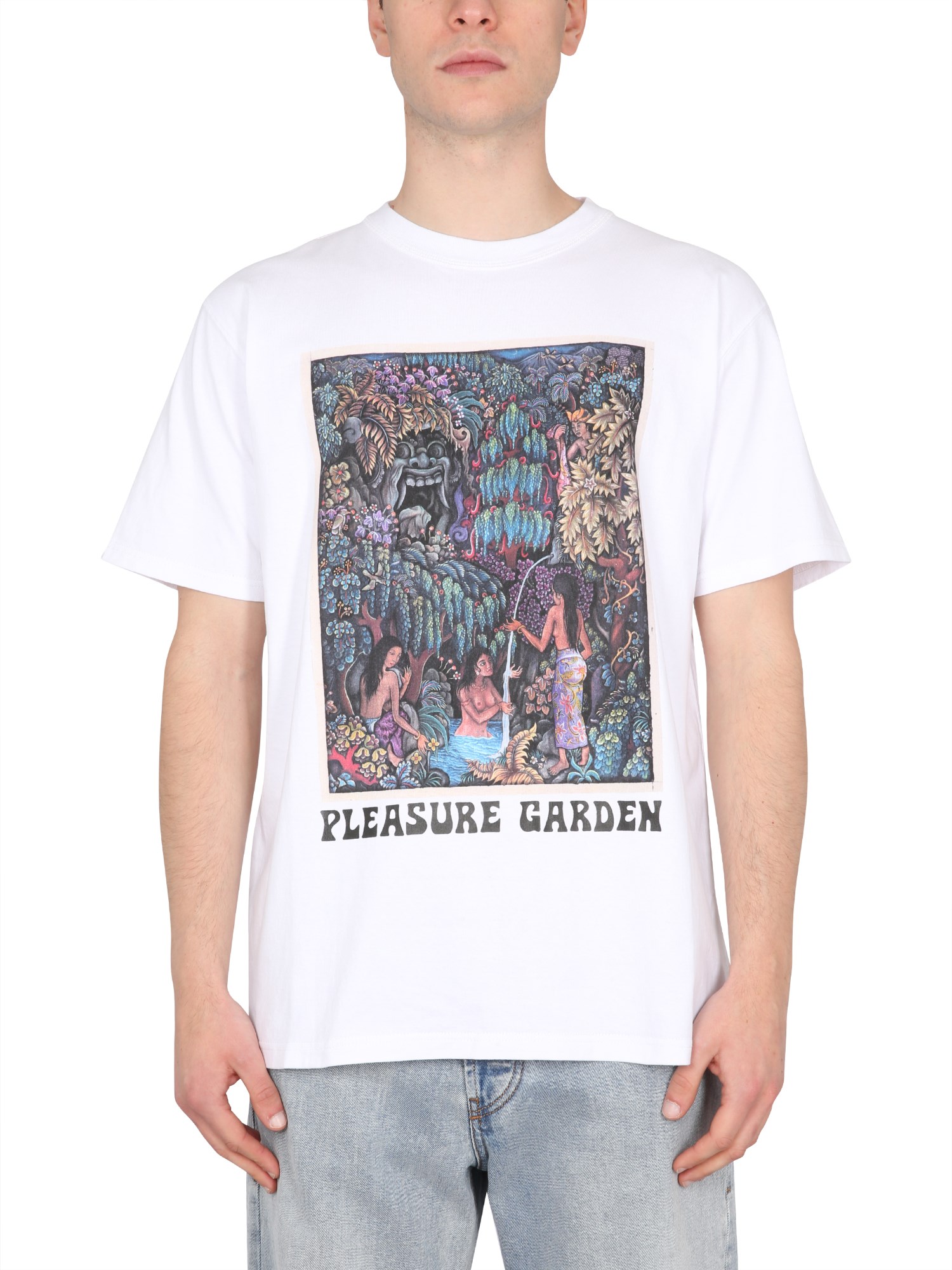 Shop Endless Joy Pleasure Garden T-shirt In White