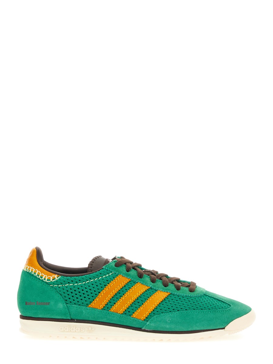 ADIDAS X WALES BONNER - SL72 KNIT MESH AND SUEDE SNEAKER