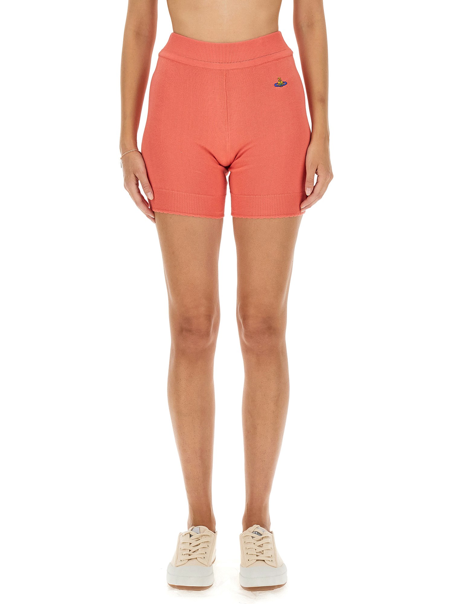 Shop Vivienne Westwood Short Bea In Pink