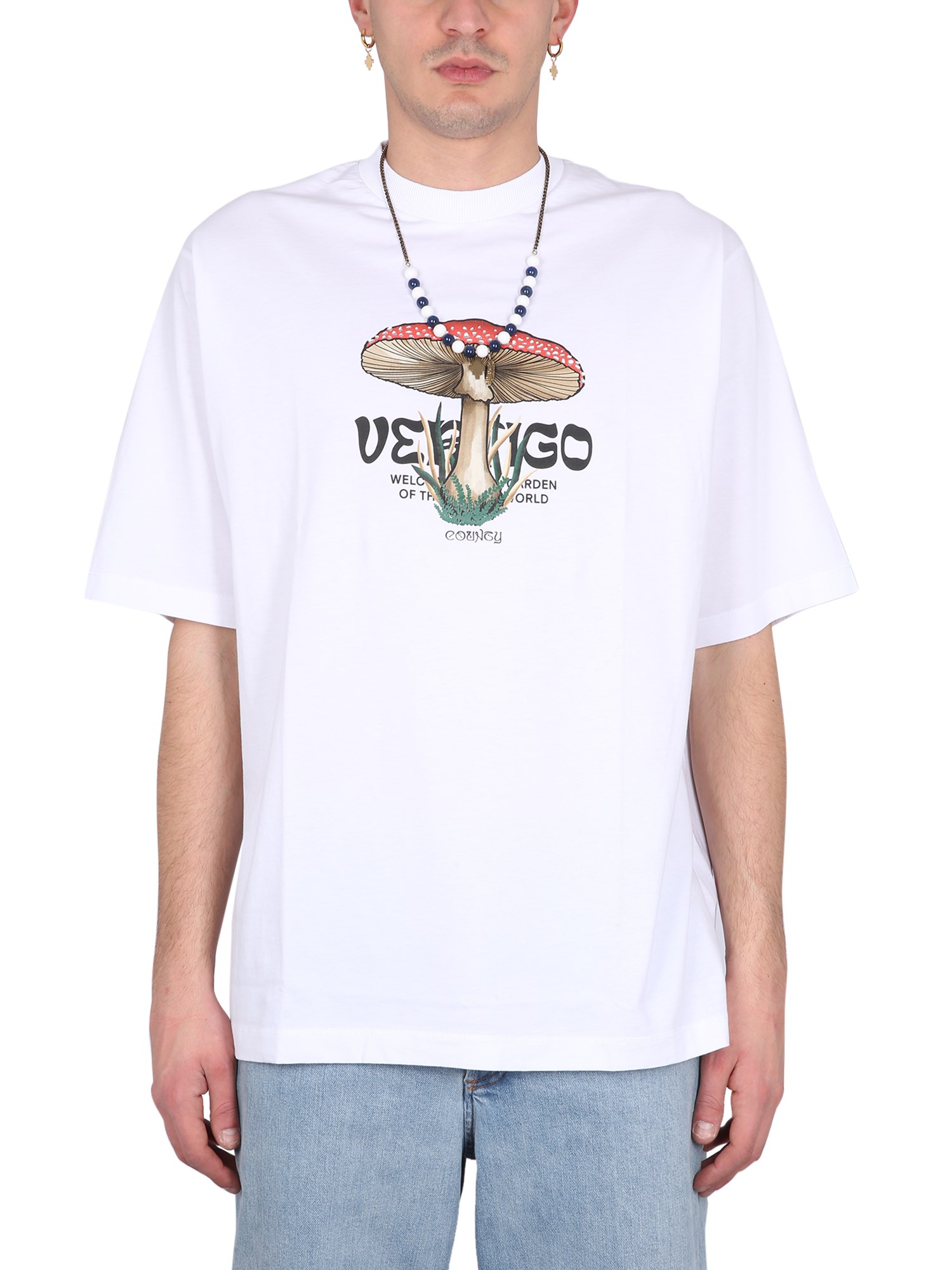 marcelo burlon county of milan mushroom vertigo t-shirt