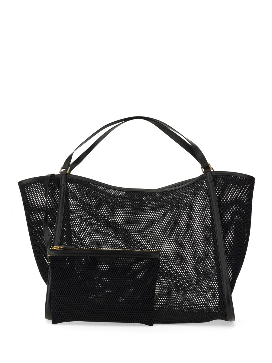 TOM FORD MESH AND LEATHER TOTE BAG Eleonora Bonucci