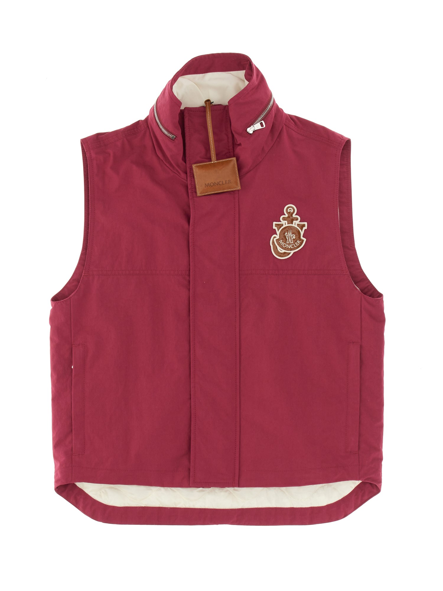 Moncler Genius 1 Moncler Jw Anderson 'tryfan' Canvas Vest In Fuchsia