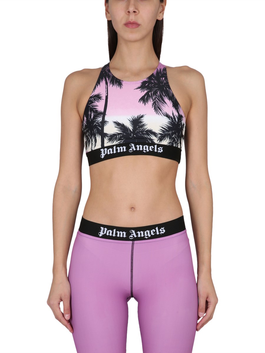 PALM ANGELS - SUNSET PALM SPORTS TOP - Eleonora Bonucci