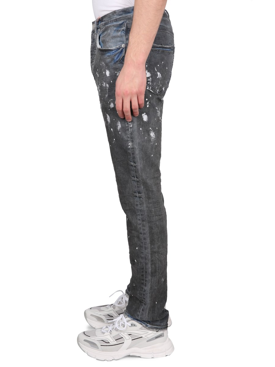 Purple Brand Jeans Designer Jeans Mens Denim Trousers Fashion