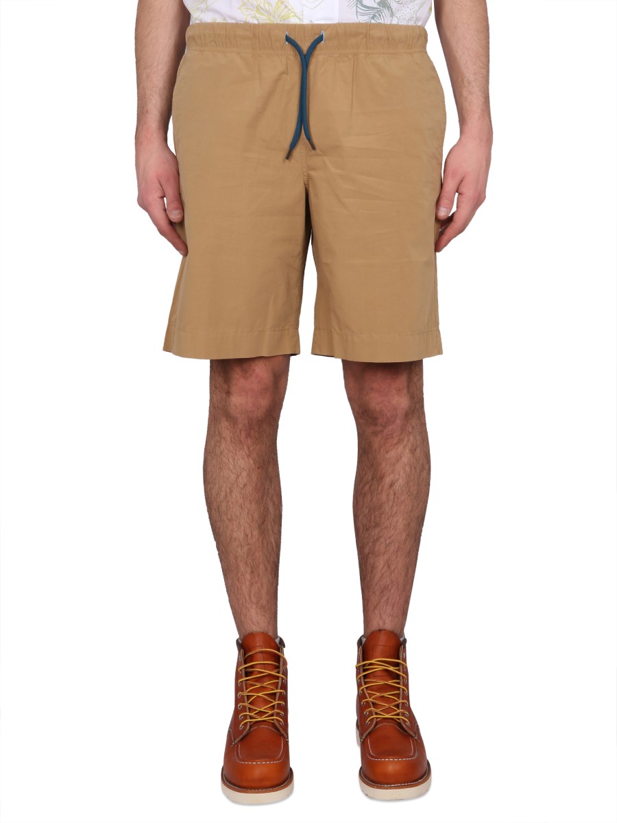 PS BY PAUL SMITH SHORT IN COTONE CON LOGO