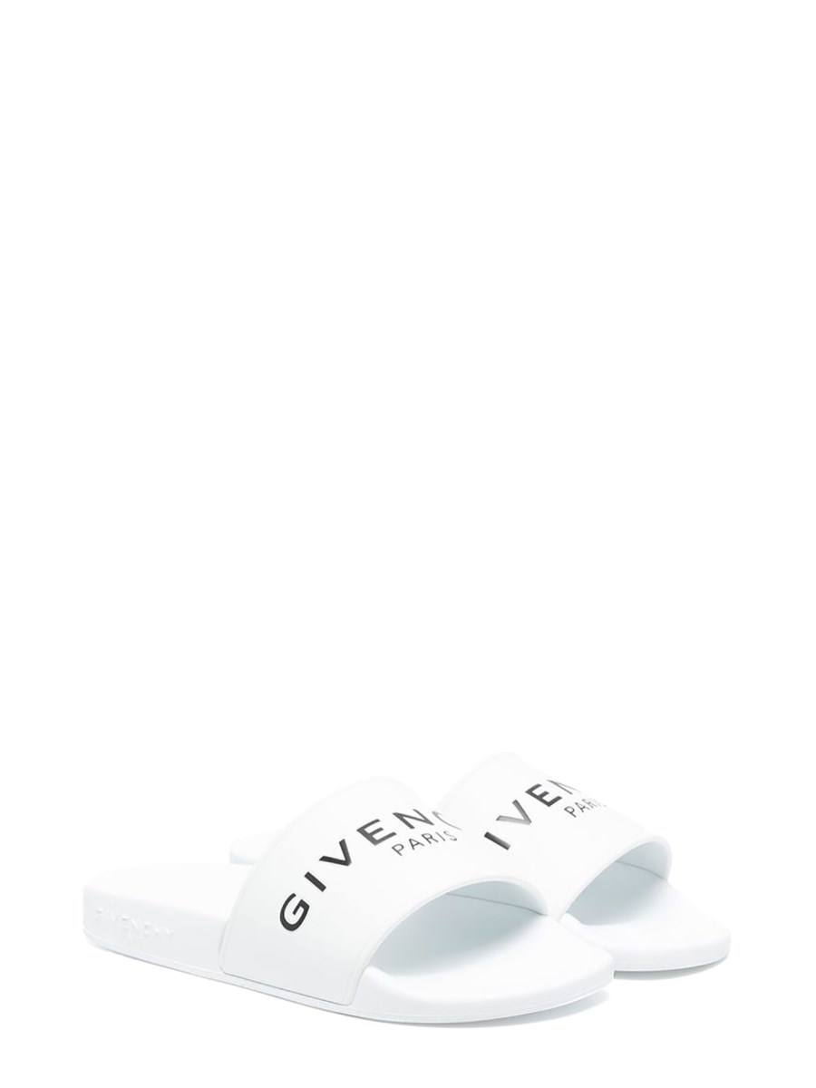 Givenchy white outlet slippers