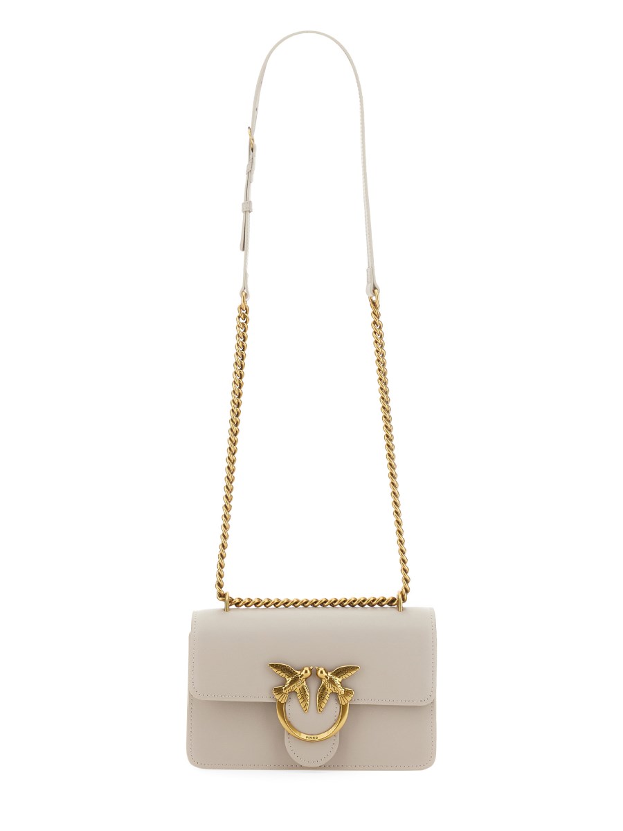 Pinko mini discount love bag white