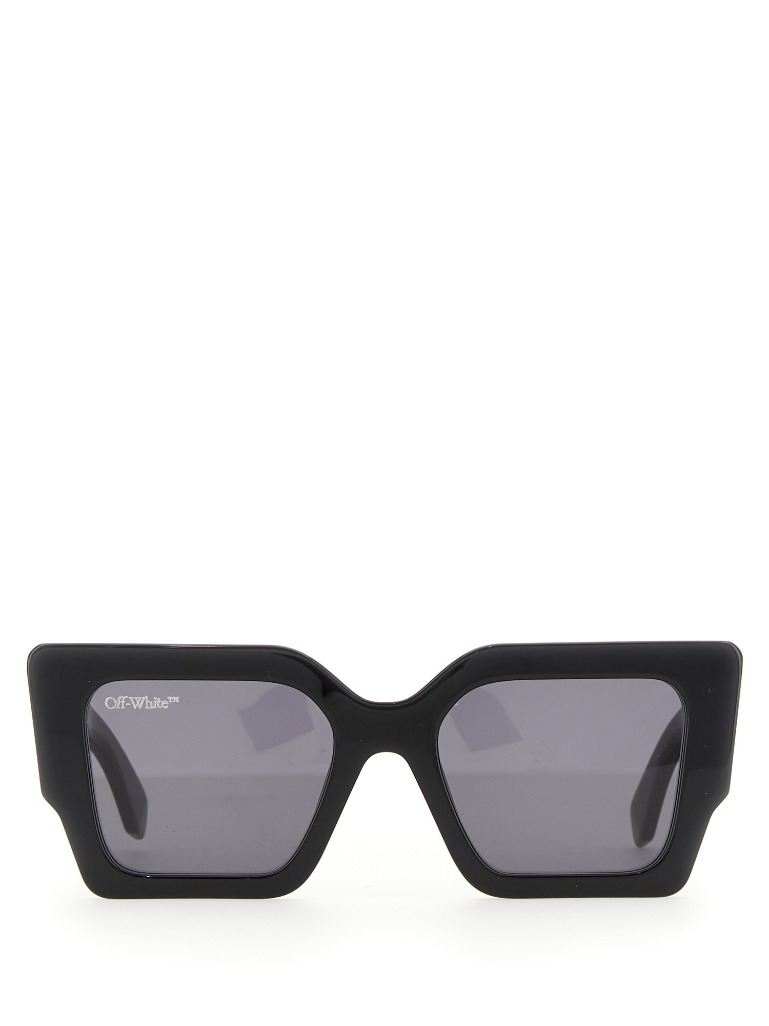 Off-white Silverstone Arrow Square Sunglasses In Black