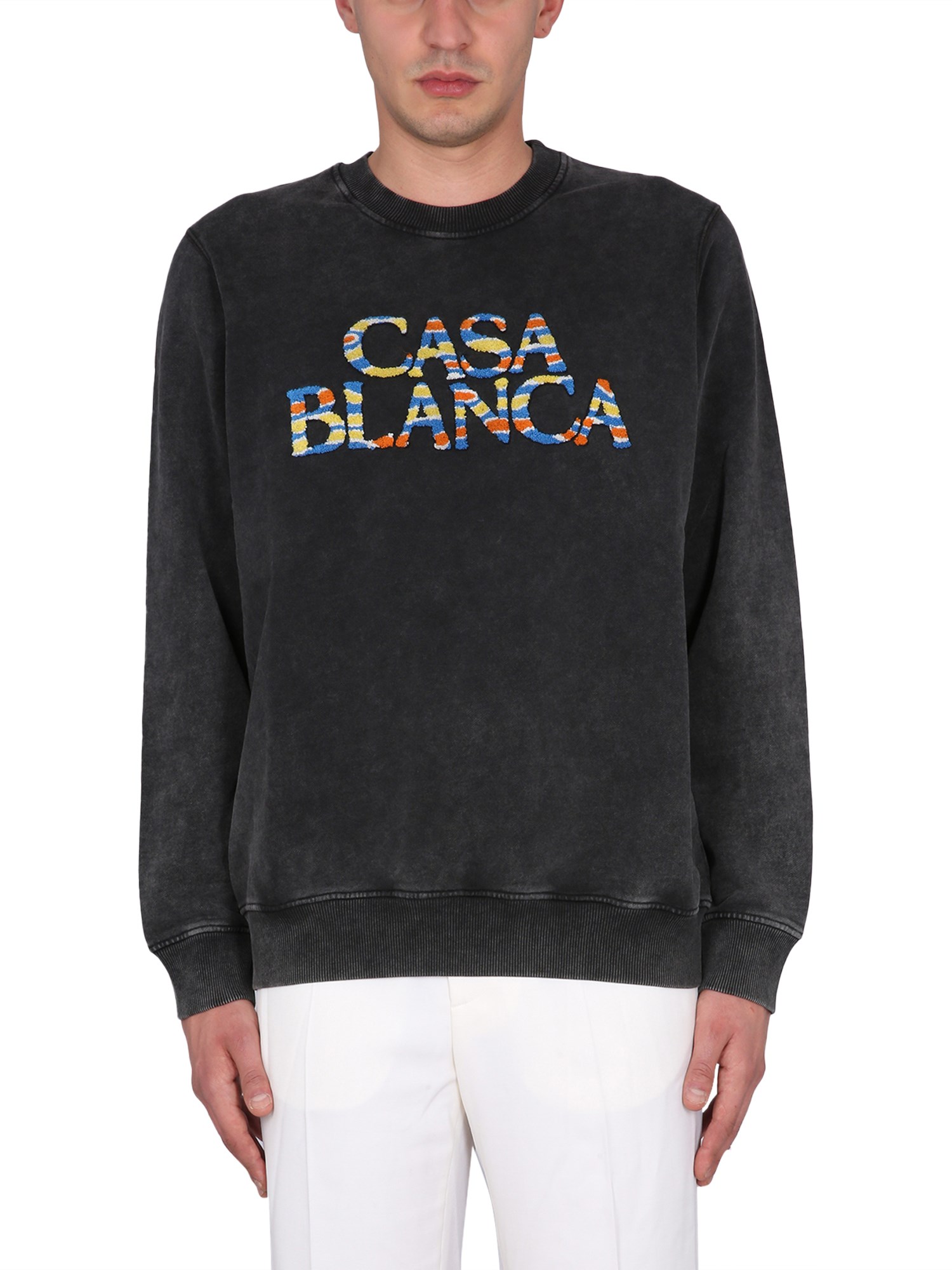 casablanca sweatshirt with logo