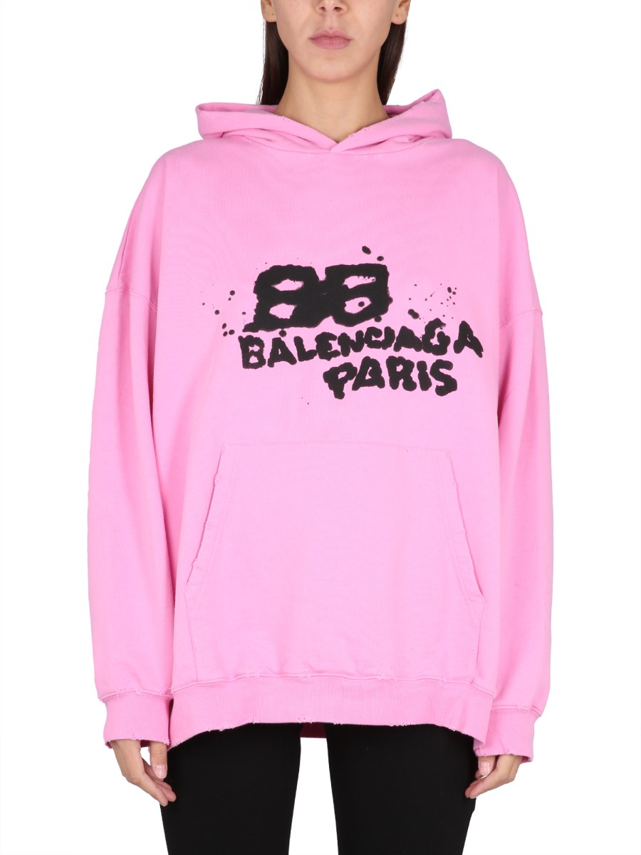 Balenciaga best sale pink sweatshirt