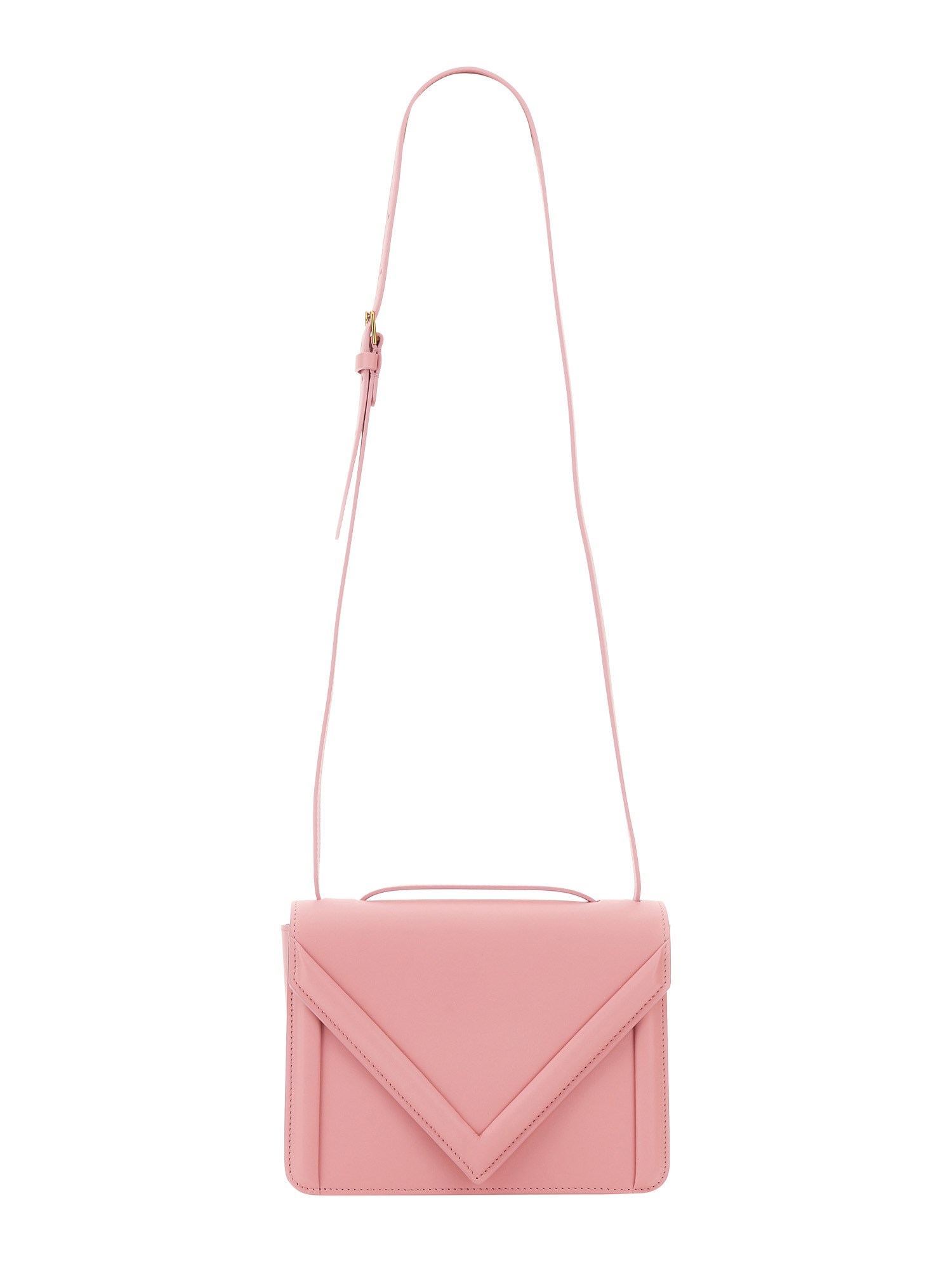 Shop Mansur Gavriel M-frame Shoulder Bag In Pink