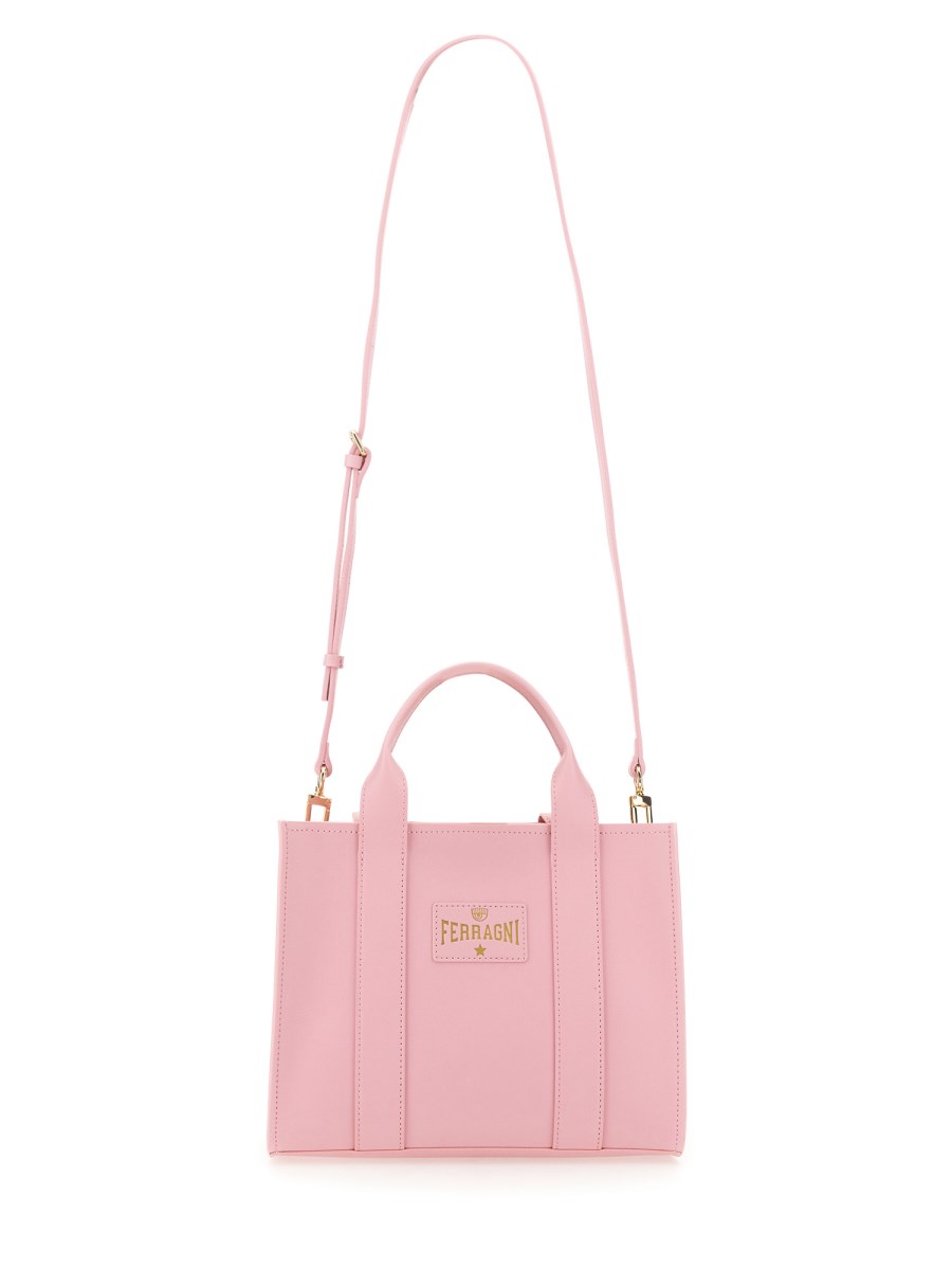 Chiara Ferragni Logo Detailed Zip-Up Tote Bag – Cettire