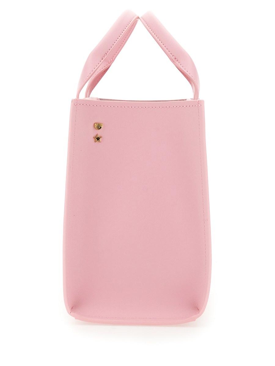 Chiara Ferragni logo-appliqué faux-leather Tote Bag - Farfetch