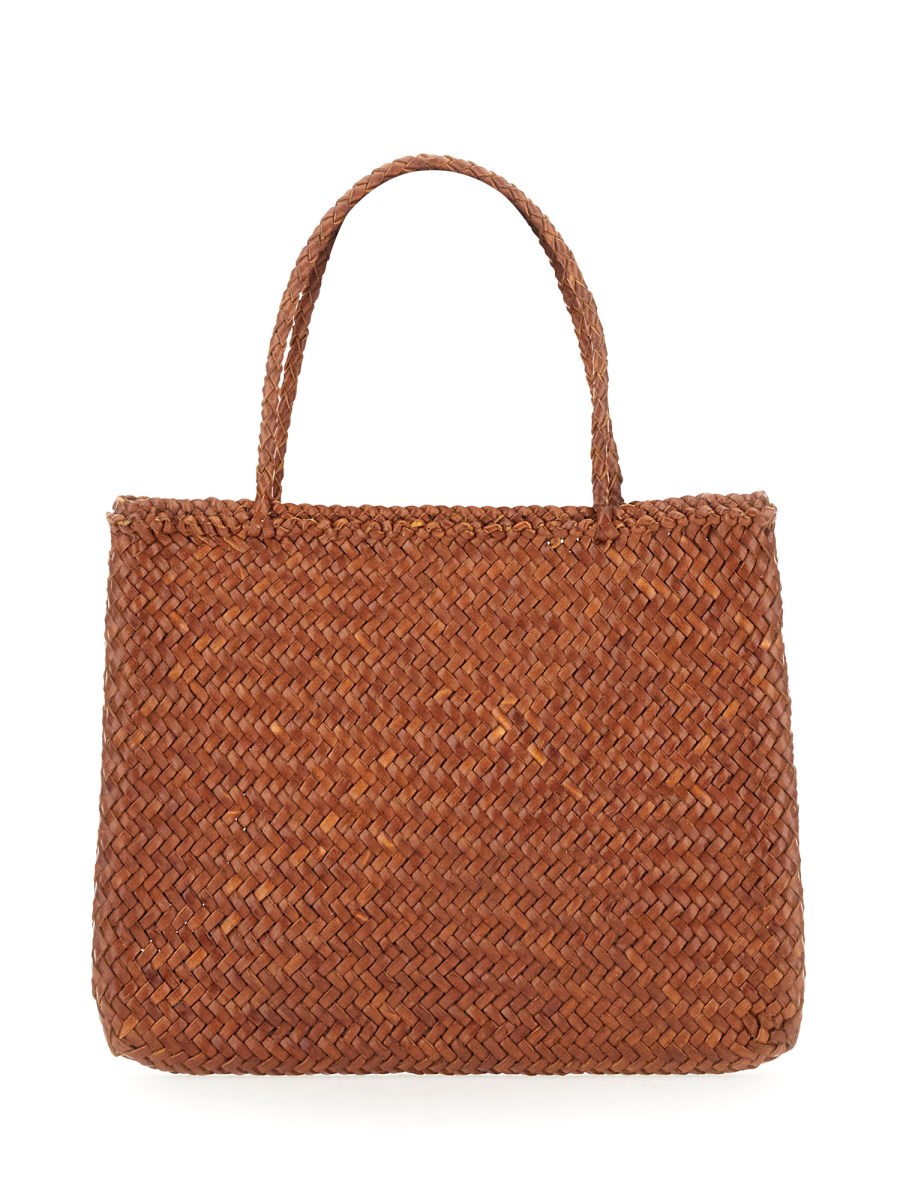 DRAGON DIFFUSION - SOPHIE SMALL WOVEN LEATHER BAG - Eleonora Bonucci