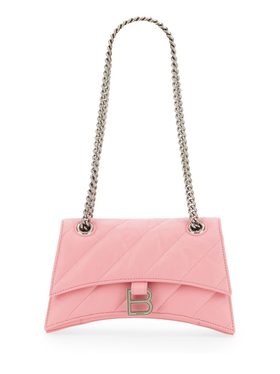 BALENCIAGA BORSA CRUSH SMALL TRAPUNTATA CON CATENA