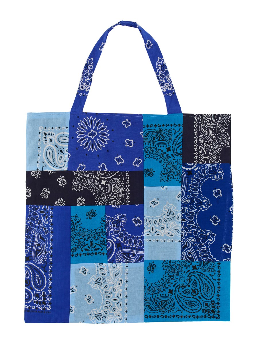 Blue bandana bag hot sale