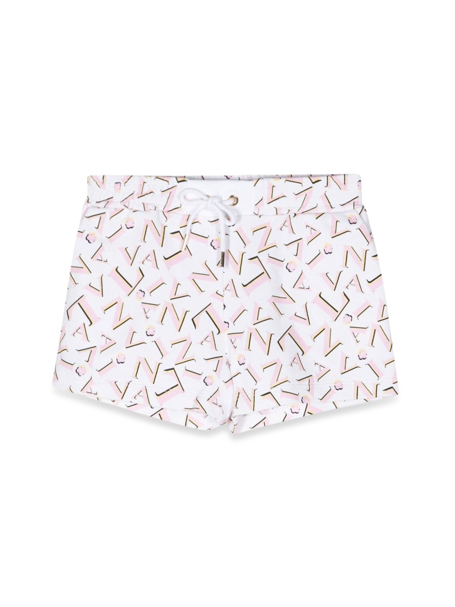 LANVIN SHORTS LOGO ALLOVER