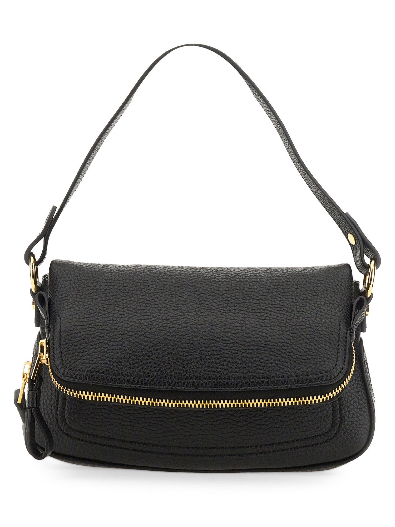 Tom Ford Jennifer Mini Leather Shoulder Bag In Black