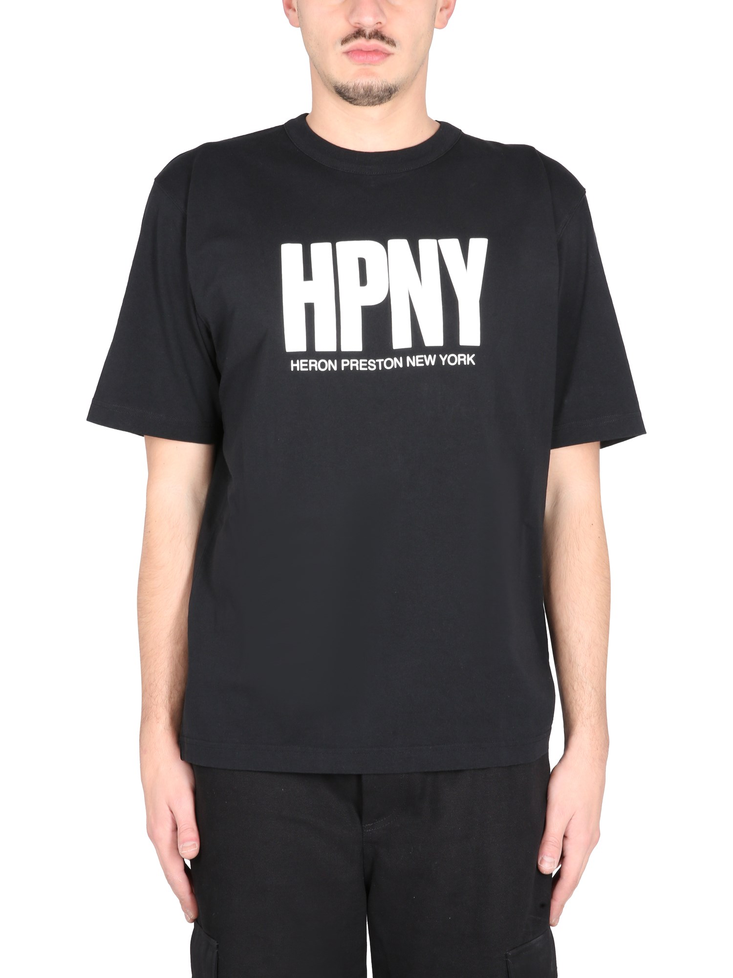 Shop Heron Preston T-shirt "hpny" In Black