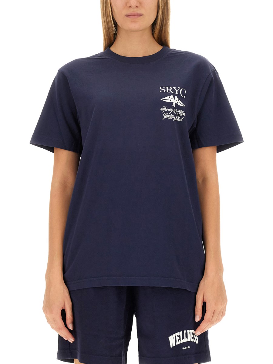 SPORTY&RICH T-SHIRT CON LOGO