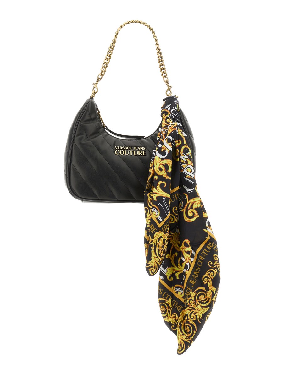 VERSACE JEANS COUTURE - LOGO FAUX LEATHER SHOULDER BAG - Eleonora Bonucci