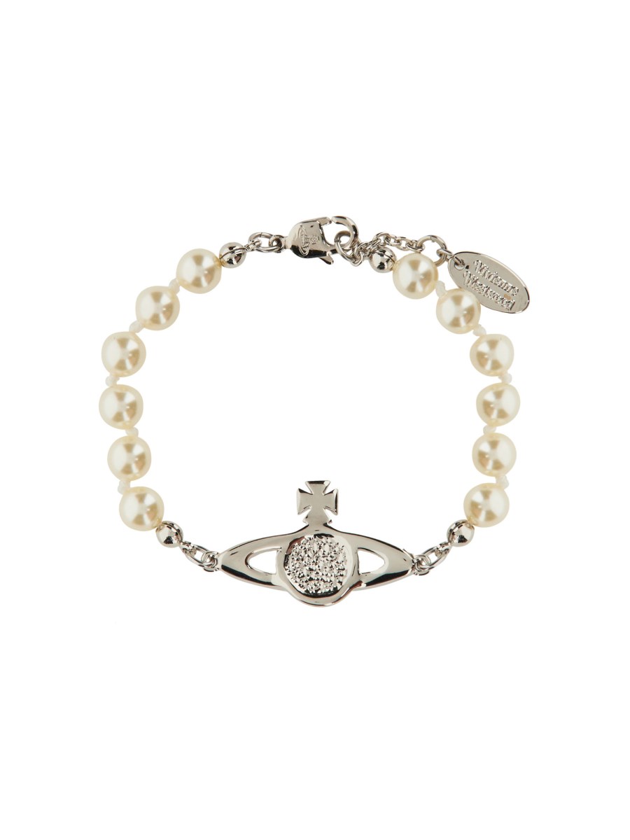 Vivienne westwood hot sale bracelet pearl