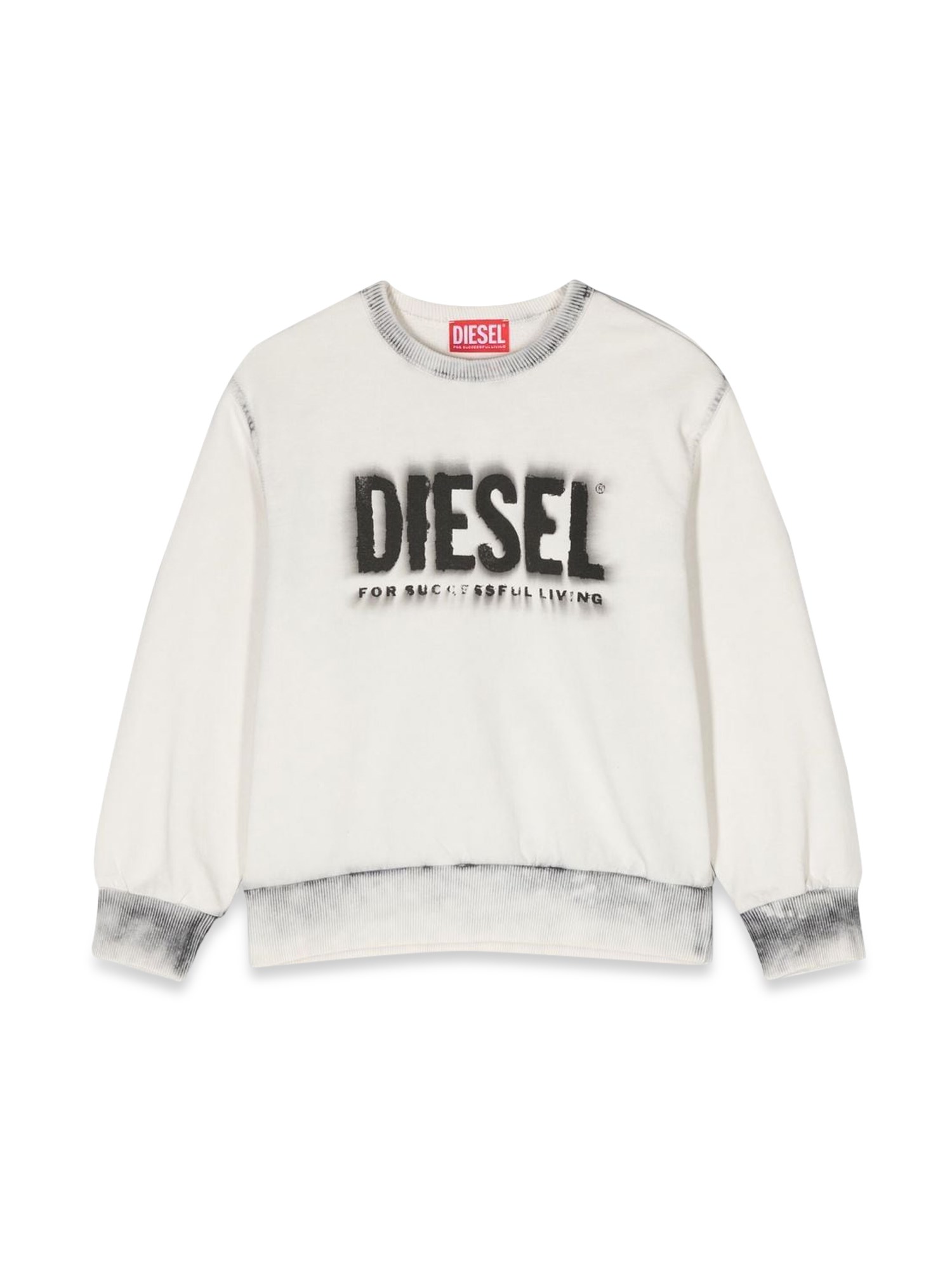 diesel kids logo crewneck sweatshirt