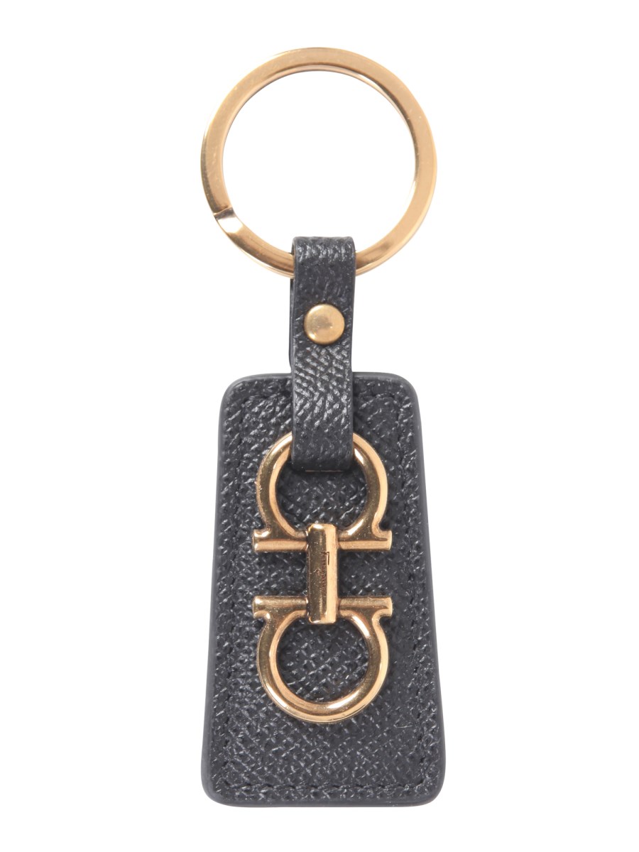 FERRAGAMO - LEATHER KEYCHAIN HOOKS - Eleonora Bonucci