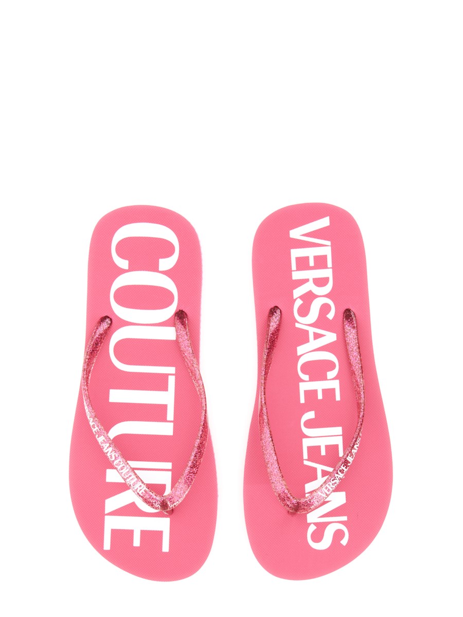 Versace jeans couture online flip flops