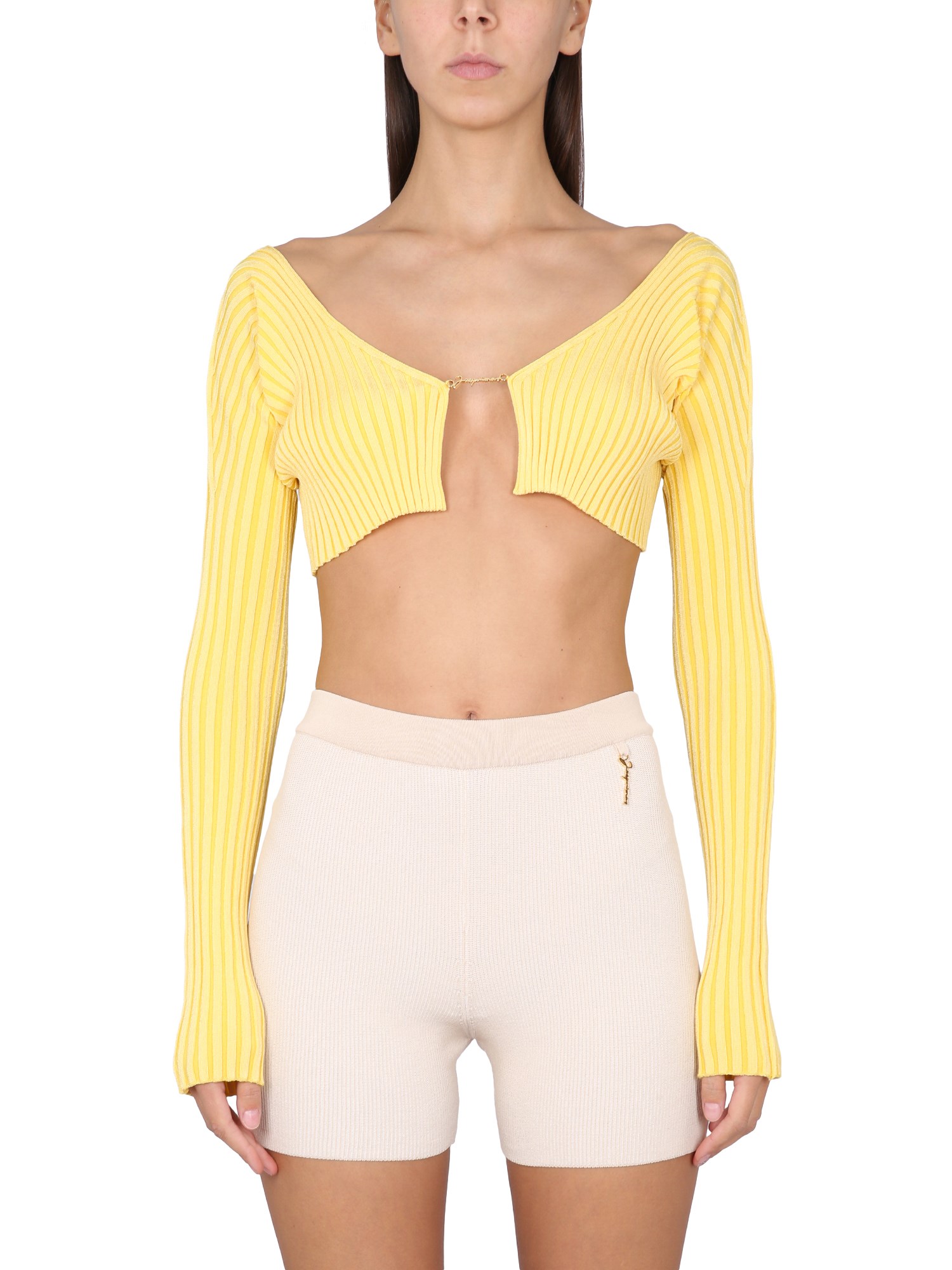 Jacquemus La Maille Pralu In Yellow