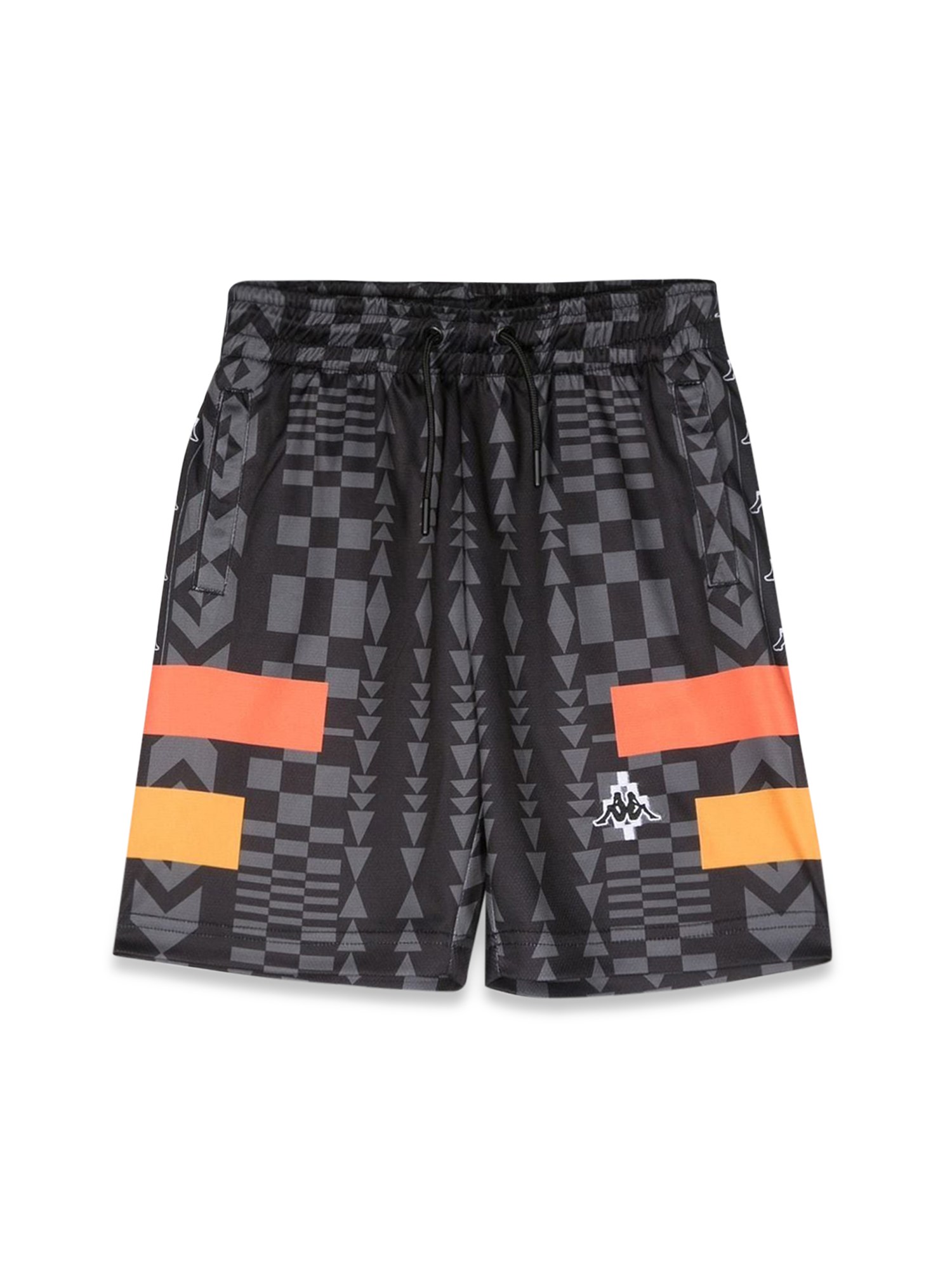 Marcelo Burlon County Of Milan X Kappa Graphic-print Track Shorts In Multicolour