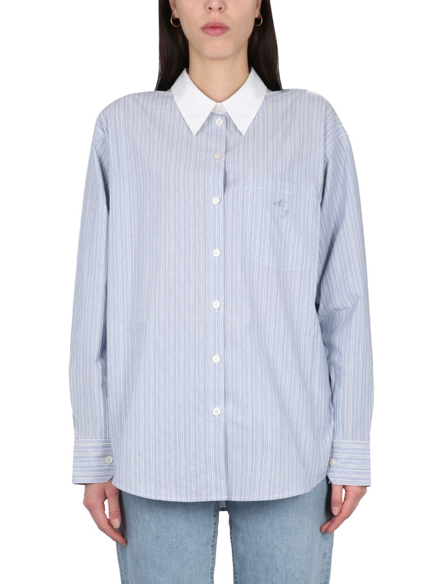 ACNE STUDIOS CAMICIA IN COTONE A RIGHE