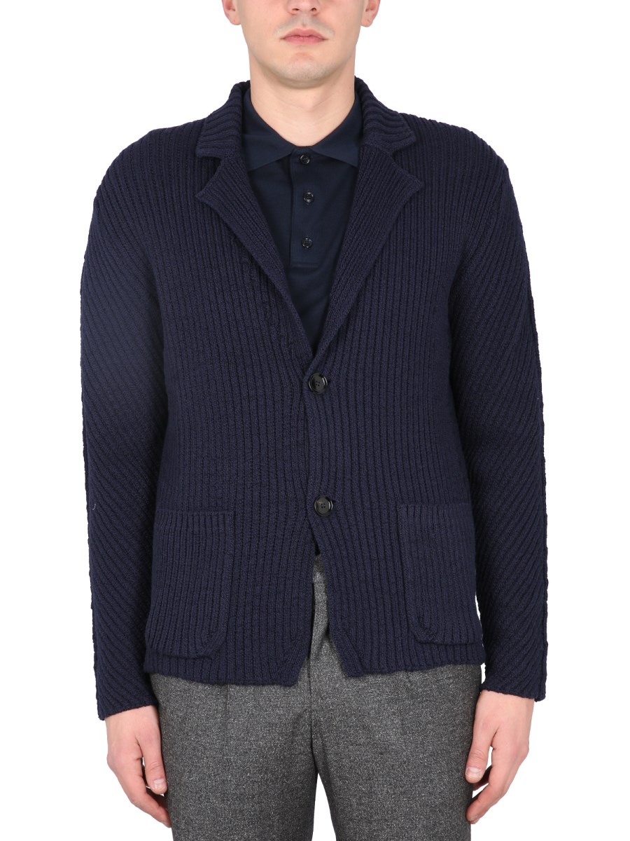 BRIONI CARDIGAN IN MAGLIA DI COTONE