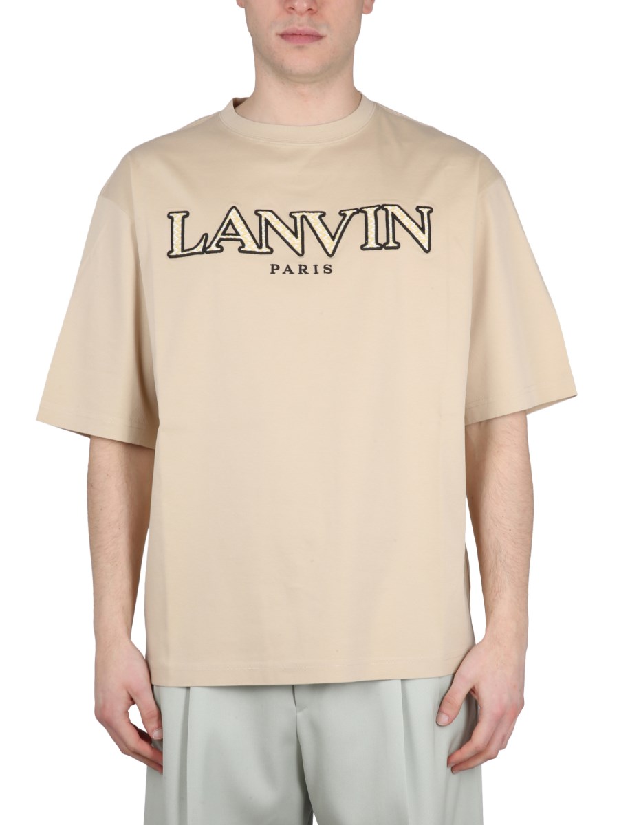 T-SHIRT CON RICAMO LOGO