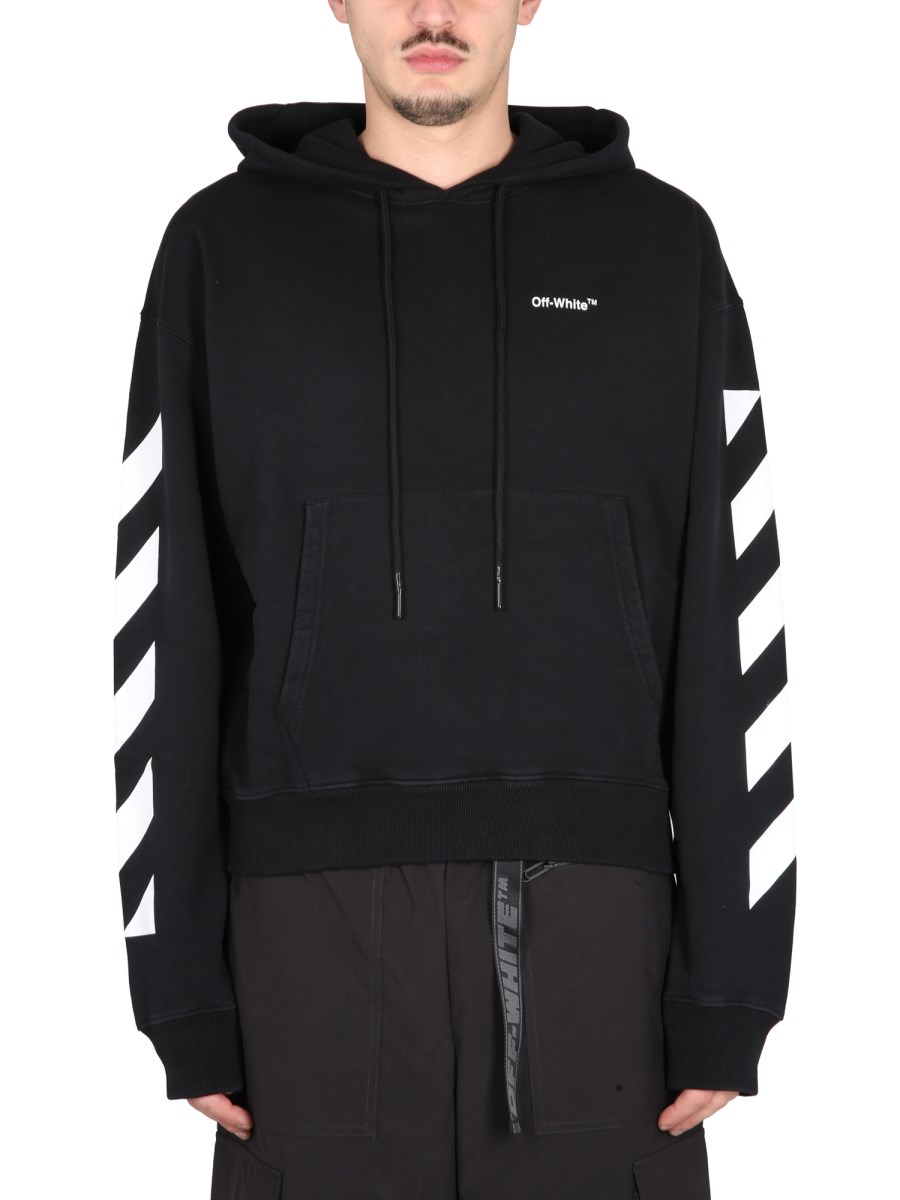 Off white hotsell hoodie classic