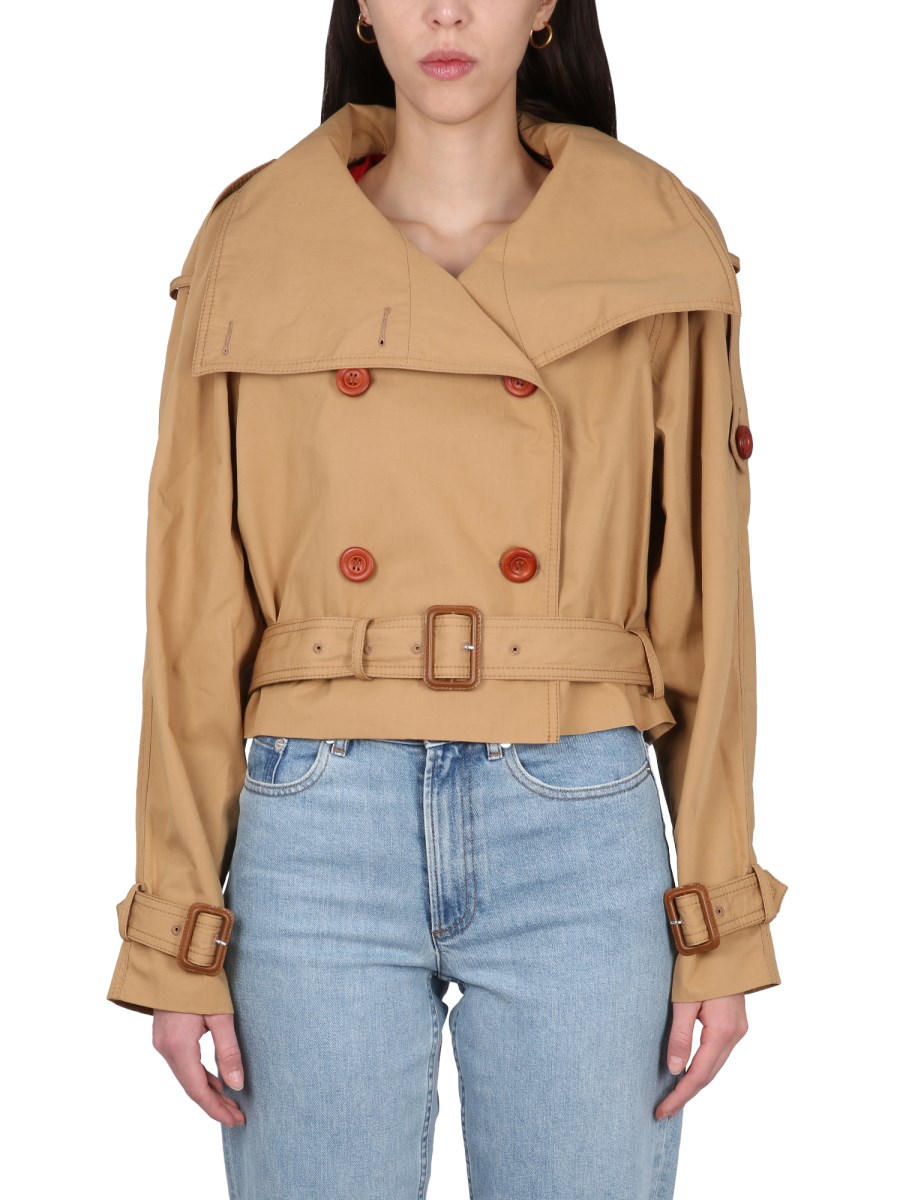 ACNE STUDIOS GIACCA TRENCH IN COTONE