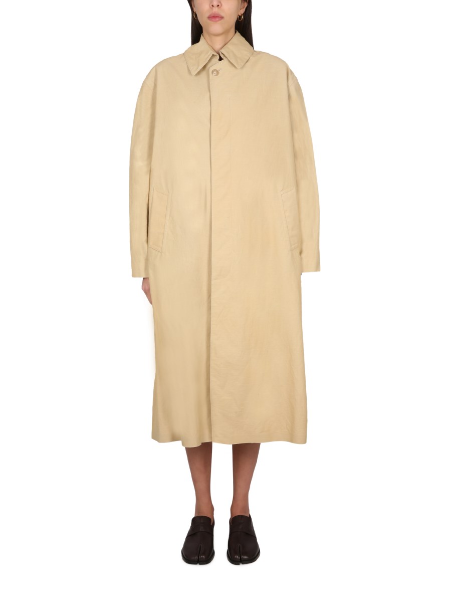 MAISON MARGIELA TRENCH IN COTONE STILE UTILITY