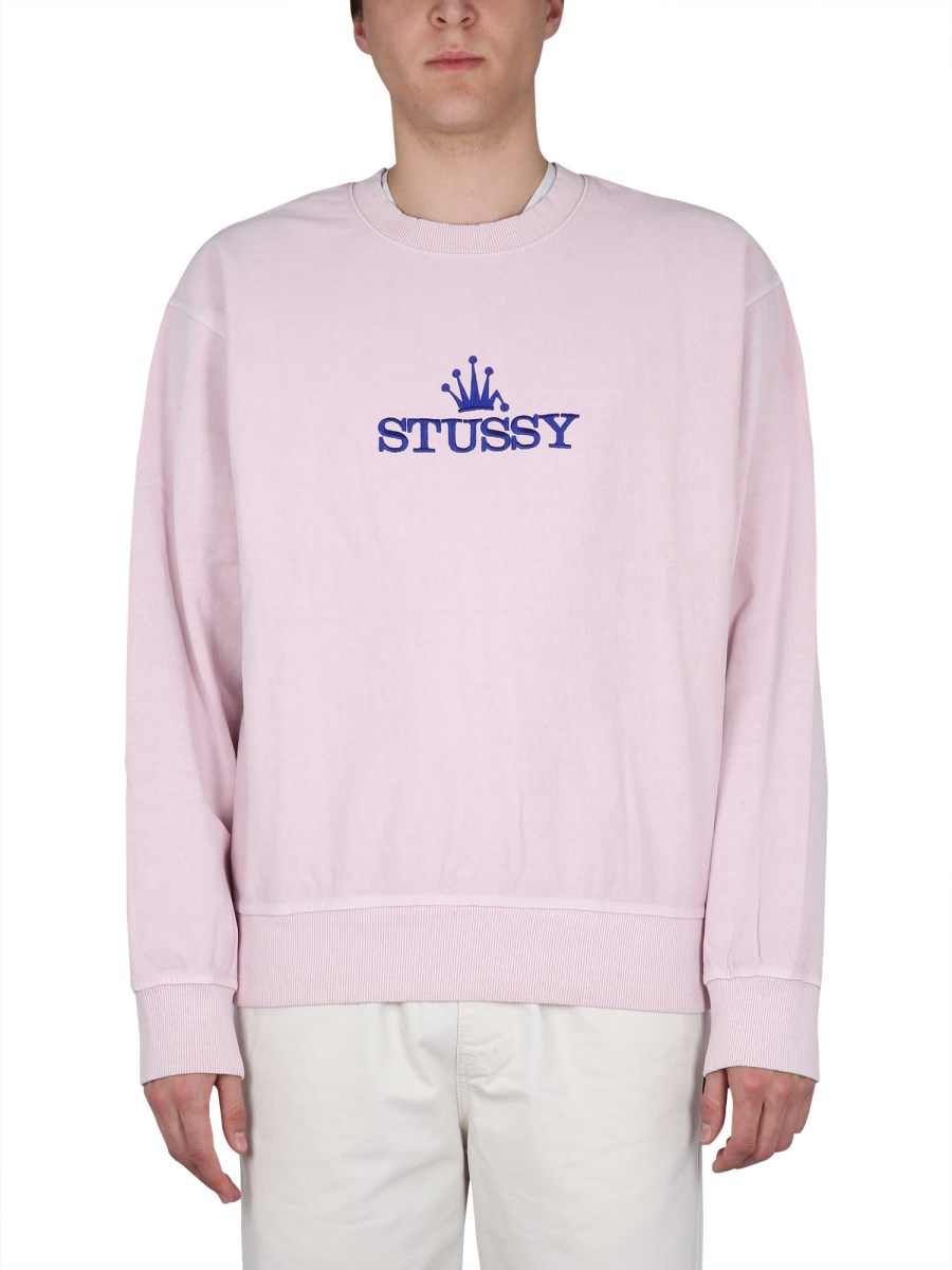 Felpa stussy rosa on sale