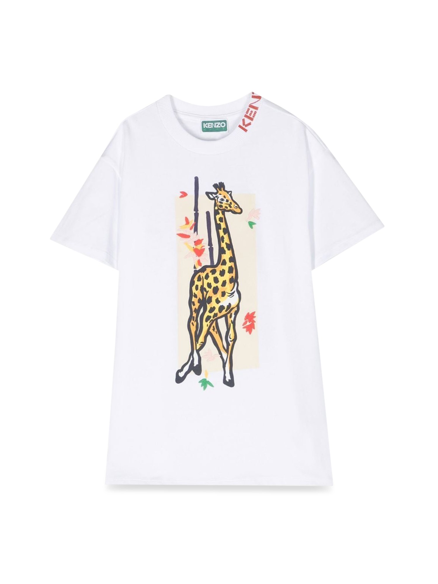 kenzo giraffe t-shirt dress