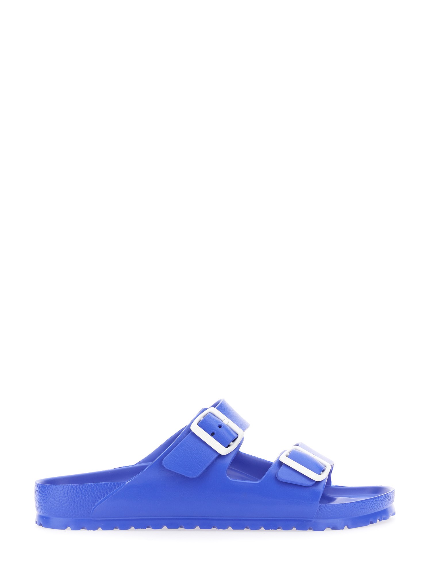 Birkenstock Narrow Width Open Toe Flat Sole Sandals In Blue
