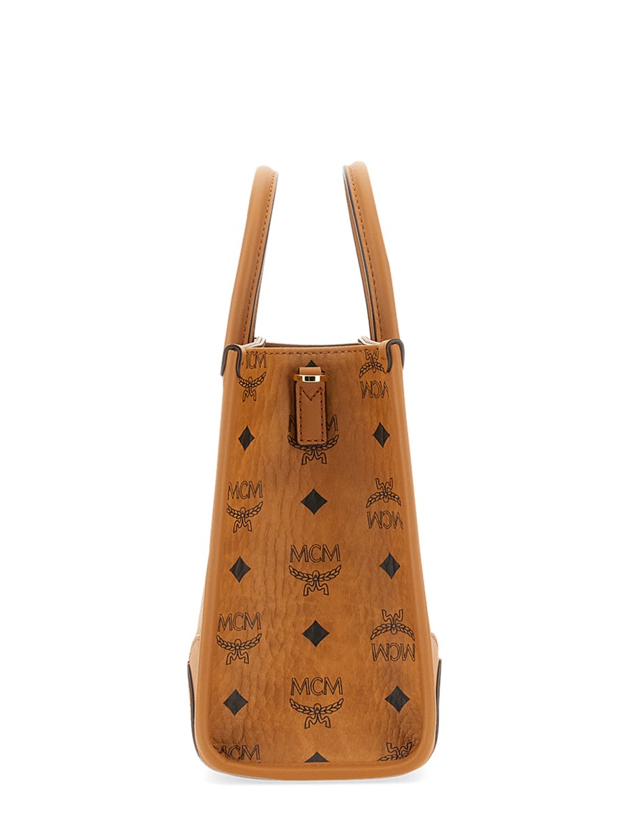 MCM MUNCHEN SHOPPING BAG WITH VISETOS PATTERN Eleonora Bonucci