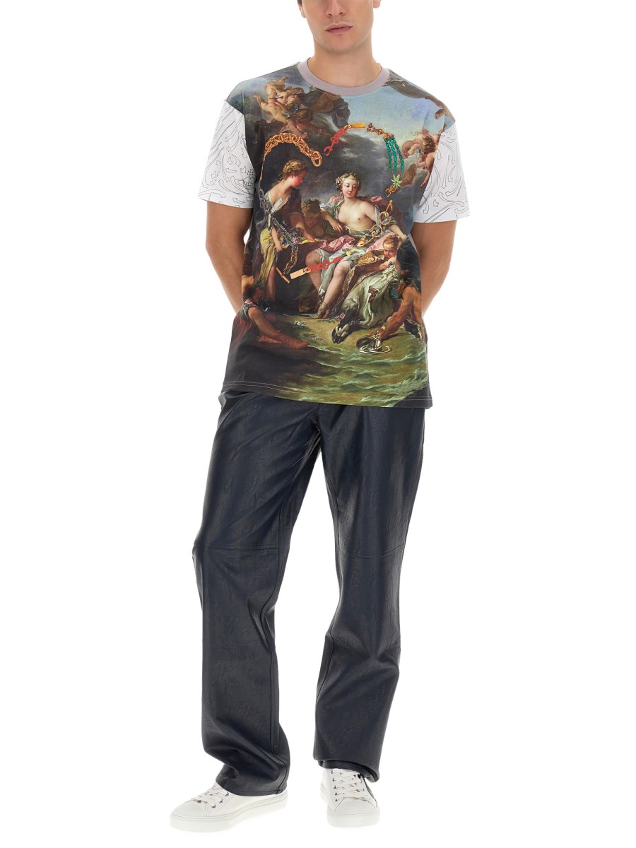 VIVIENNE WESTWOOD - COTTON JERSEY BOUCHER T-SHIRT - Eleonora