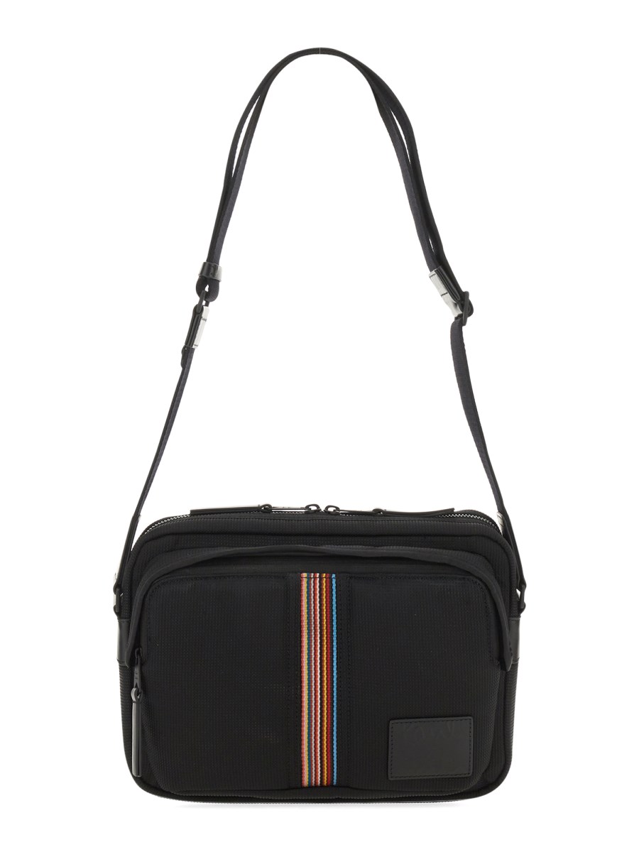 PAUL SMITH - MINI PRINT TRAVEL BAG IN TECHNICAL FABRIC - Eleonora Bonucci