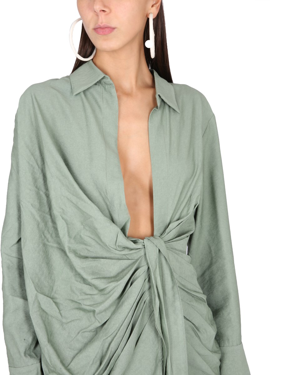 Jacquemus bahia shop silk dress