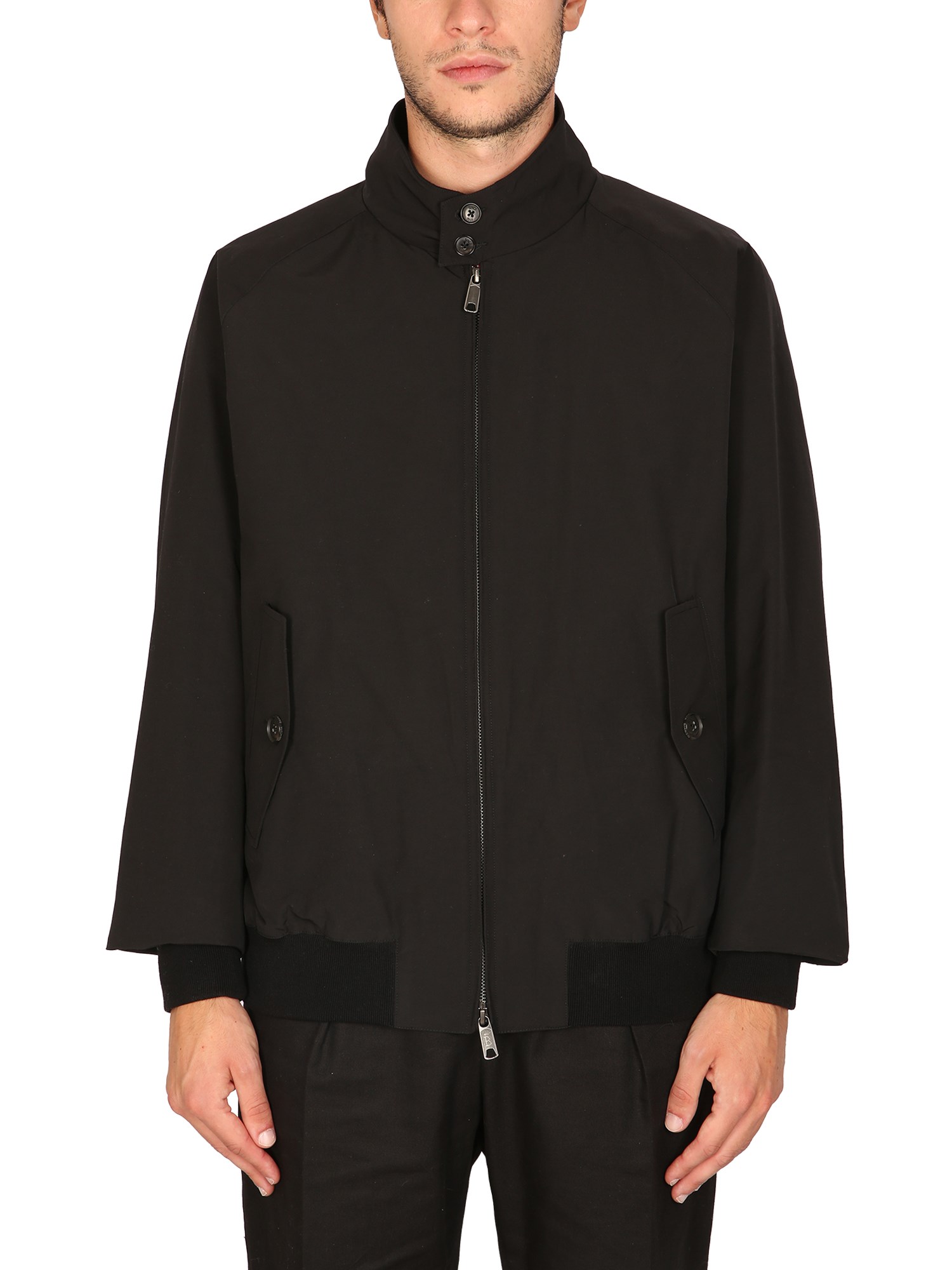 Baracuta Technical Fabric Jacket In Black | ModeSens