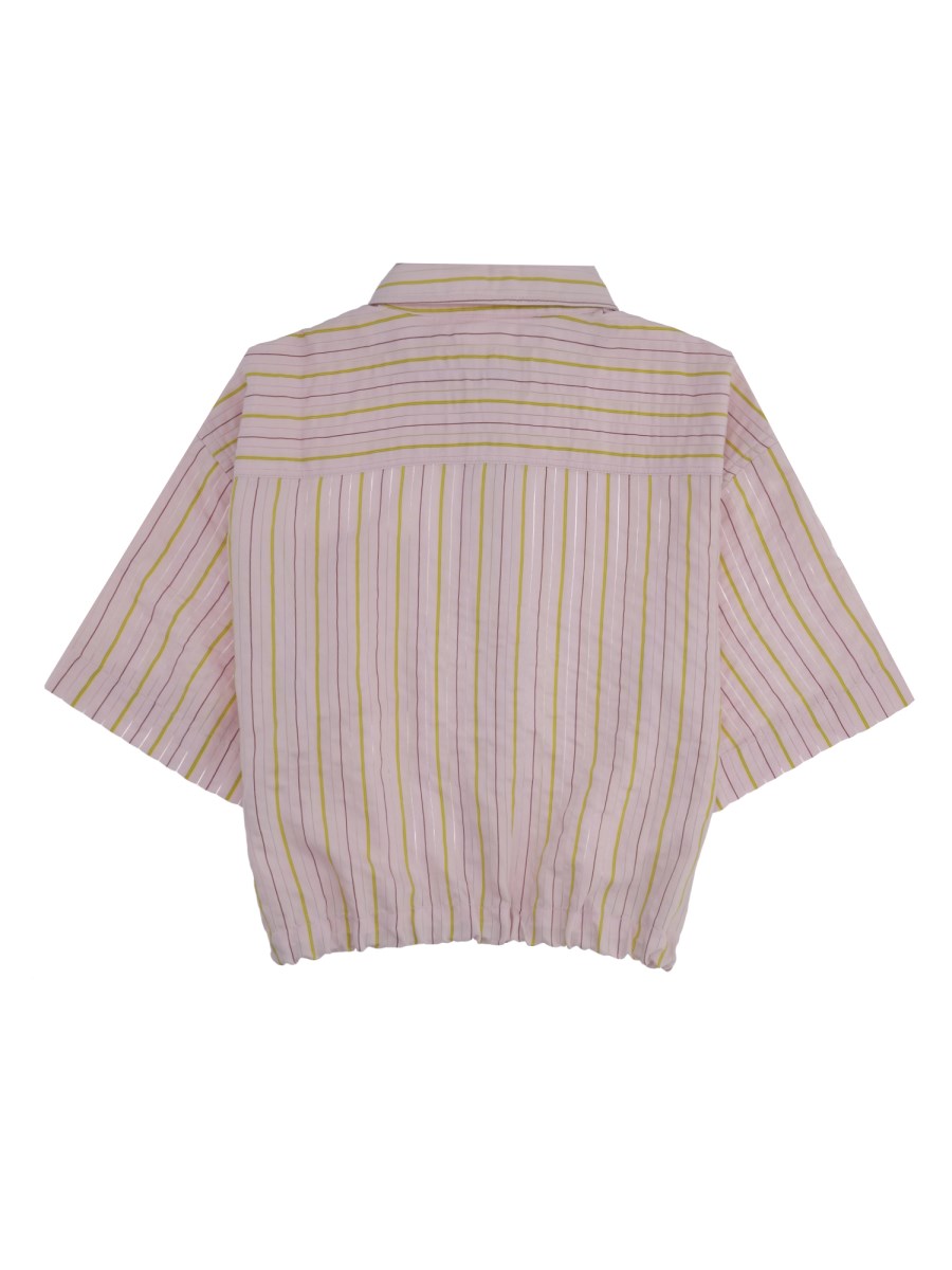 CAMICIA CROPPED RIGHE